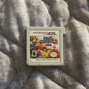 Nintendo White 3DS Super Smash Bros Game Cartridge